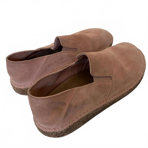 Birkenstock Callan Suede Leather Loafer Shoes Slip On Pink Size 40 Women's US 9 - Picture 5 of 9